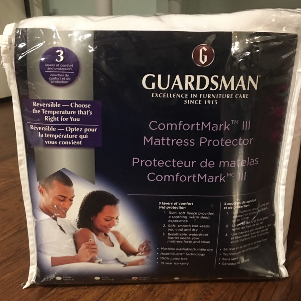NWT GUARDSMAN COMFORTMARK III MATTRESS PROTECTOR